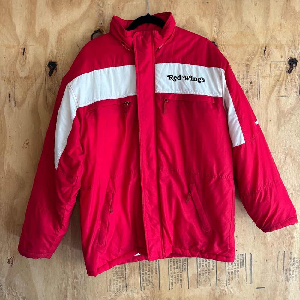 Puma NHL Detroit Red Wings Winter Jacket Coat Sz M